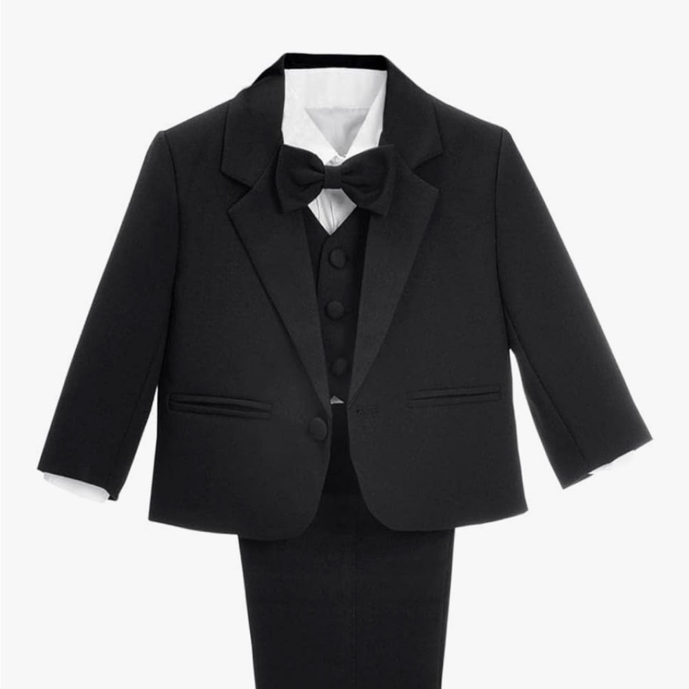 Classic 5-piece Black Tuxedo (baby, 9-12 months)